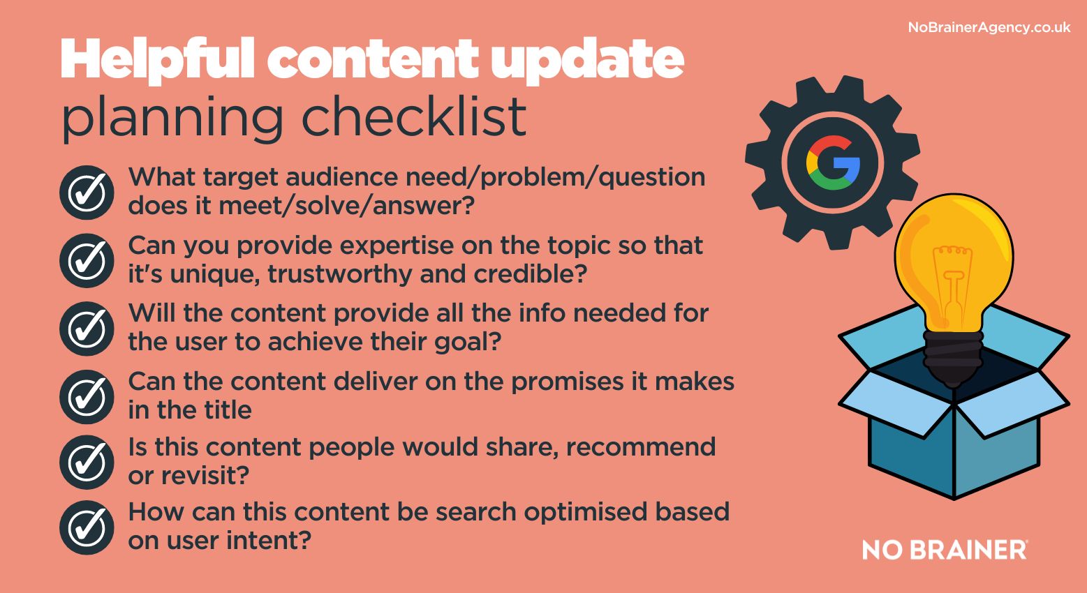 Google helpful content update checklist