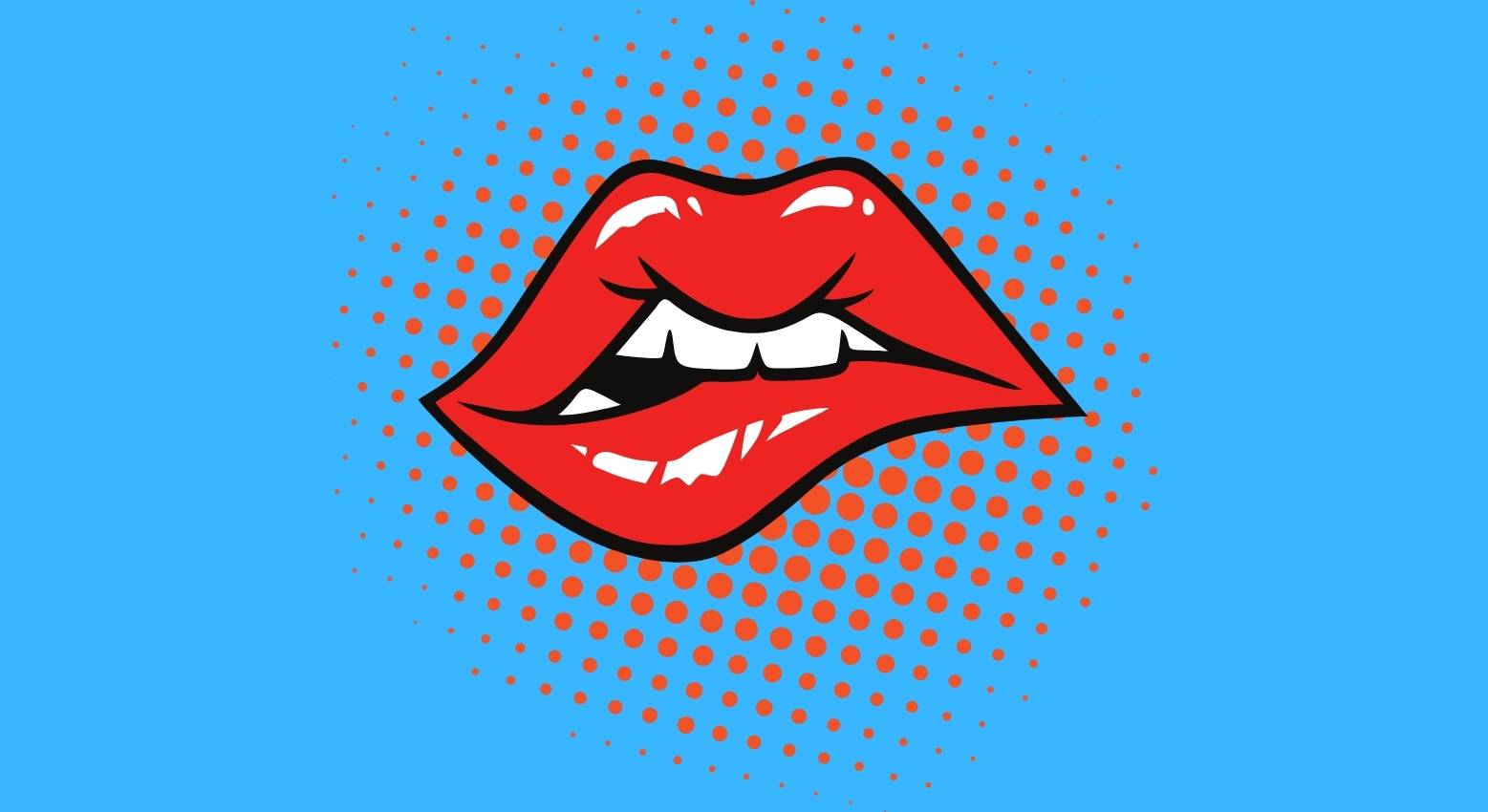 Lips pop art