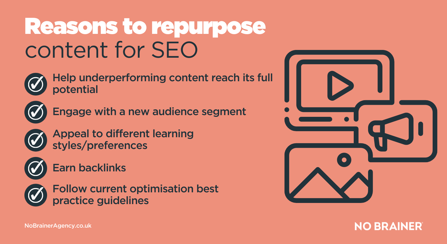 Reasons to repurpose content for SEO