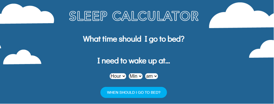 Hilarys’ Sleep Calculator